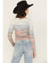 Image #4 - Rock & Roll Denim Women's Sunset Scene Long Sleeve Shirt, Natural, hi-res