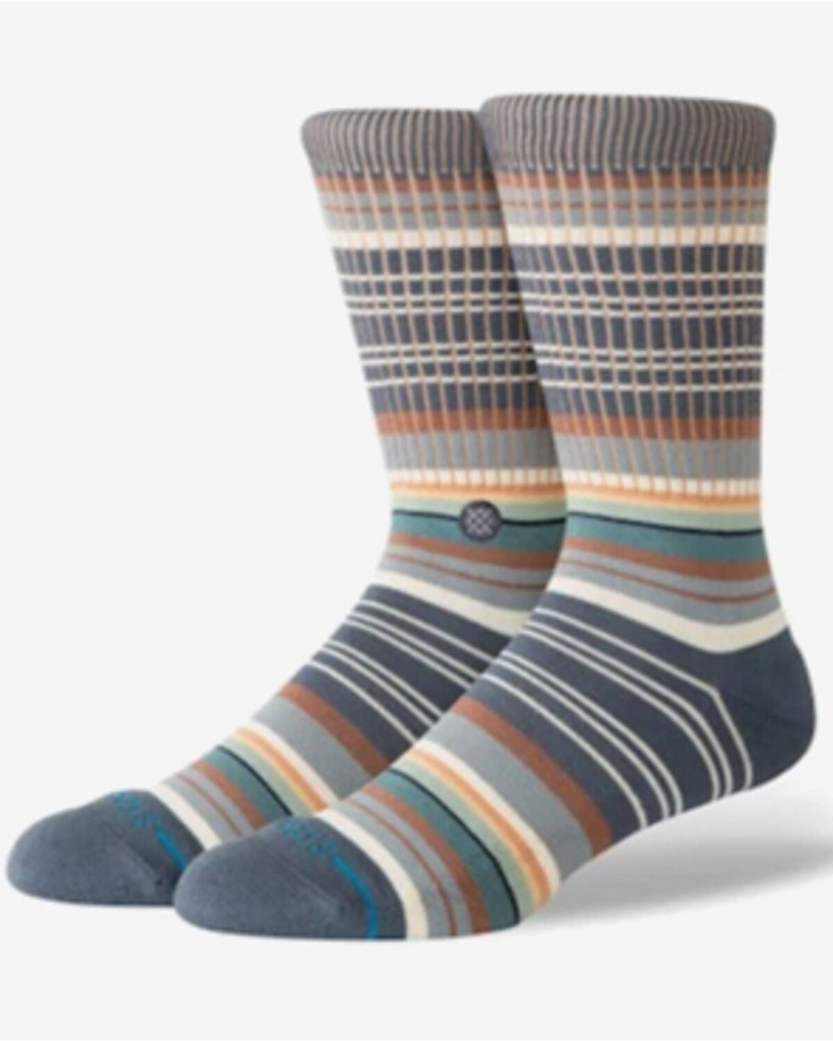 Stance Men's Jorongo Pop Crew Socks, Navy, hi-res