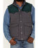 Image #3 - Rock & Roll Denim Men's Vintage 46 Color Block Vest, Charcoal, hi-res