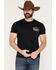 Image #2 - Brooks & Dunn Men's America's Finest Short Sleeve Graphic T-Shirt, Black, hi-res