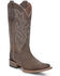 Image #1 - Circle G Women's Embroidered Western Boots - Broad Square Toe, Chocolate, hi-res