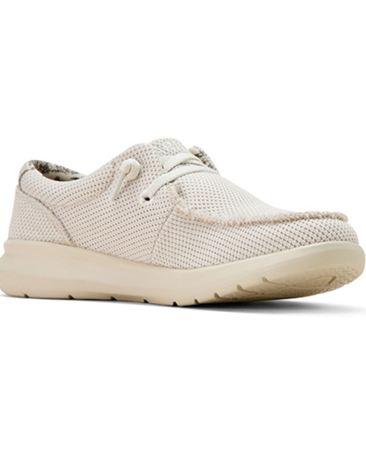 Image #1 -  Ariat Women's Hilo Mesh Casual Shoes - Moc Toe, Cream, hi-res