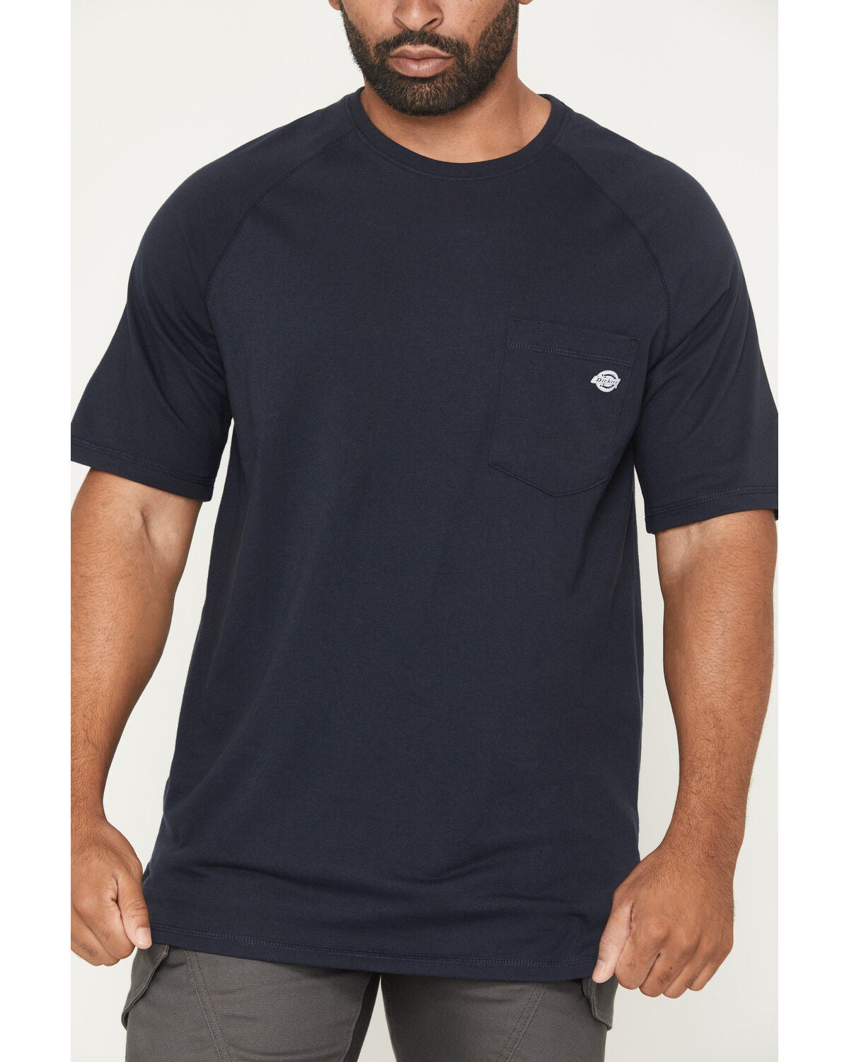 Image #3 - Dickies Men's Cooling Temp-IQ&trade; Short Sleeve Pocket T-Shirt, Navy, hi-res