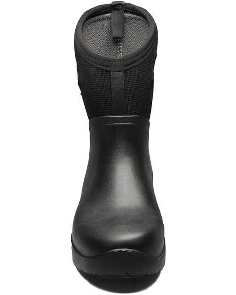 Image #3 - Bogs Men's Bozeman Mid Insulated Work Boots - Soft Toe, Black, hi-res