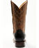 Image #5 - Cody James Men's Saddle Black Full-Quill Ostrich Exotic Western Boots - Broad Square Toe, Black, hi-res