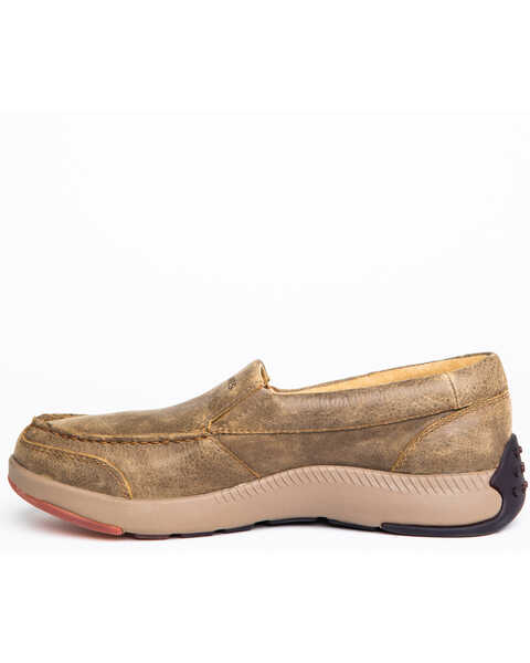 Image #3 - Cody James Men's Tan Oxford Slip-On Shoes - Moc Toe, Tan, hi-res