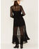 Image #4 - Shyanne Women's Floral Lace Duster Dress, Black, hi-res