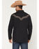 Image #4 - Moonshine Spirit&reg; Men's High Noon Embroidered Long Sleeve Snap Western Shirt, Black, hi-res