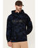 Image #1 - Hawx Men's Arlington Logo Camo Print Hooded Sweatshirt, Navy, hi-res