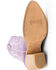 Image #7 - Ferrini Women's Quinn Roughout Western Boots - Round Toe, Light Purple, hi-res