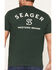 Image #3 - Seager Men's Branded Short Sleeve Graphic T-Shirt, Green, hi-res