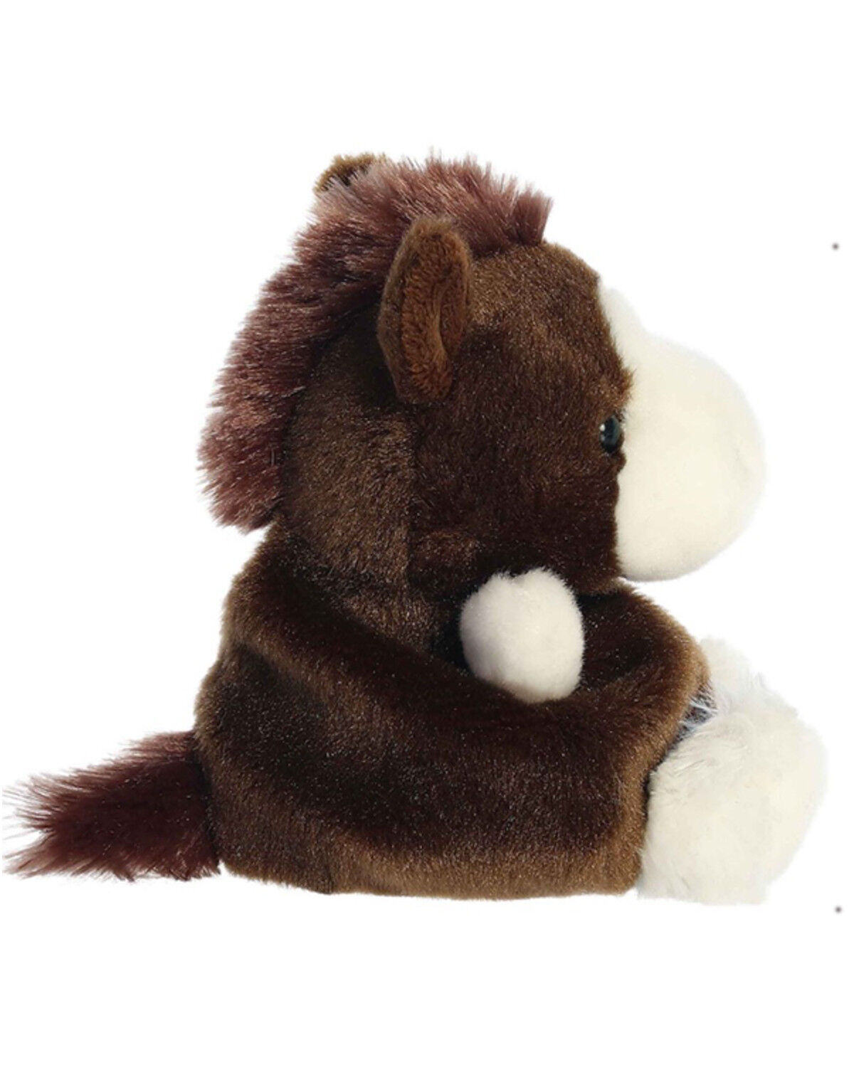 Image #3 - Aurora 5" Darium Clydesdale™ Palm Pals™ Plush Toy, Brown, hi-res