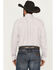 Image #4 - Cinch Men's Striped Print Tencel Long Sleeve Button-Down Western Shirt, White, hi-res