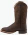 Image #3 - Old West Little Boys' Western Boots - Broad Square toe, Brown, hi-res