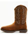 Image #3 - Durango Men's Rebel Pull On Waterproof Work Western Boots - Steel Toe , Brown, hi-res