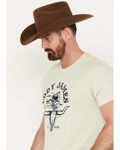 Image #2 - Cody James Men's El Rancho Short Sleeve Graphic T-Shirt, Tan, hi-res