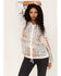 Image #1 - Johnny Was Women's Ezra Embroidered Blouse, White, hi-res