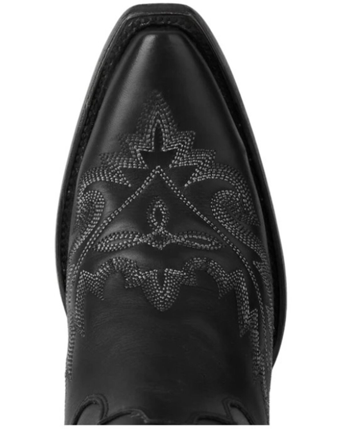 Image #6 - Lane Women's Lexington Knee High Corset Western Boots - Snip Toe, Jet Black, hi-res