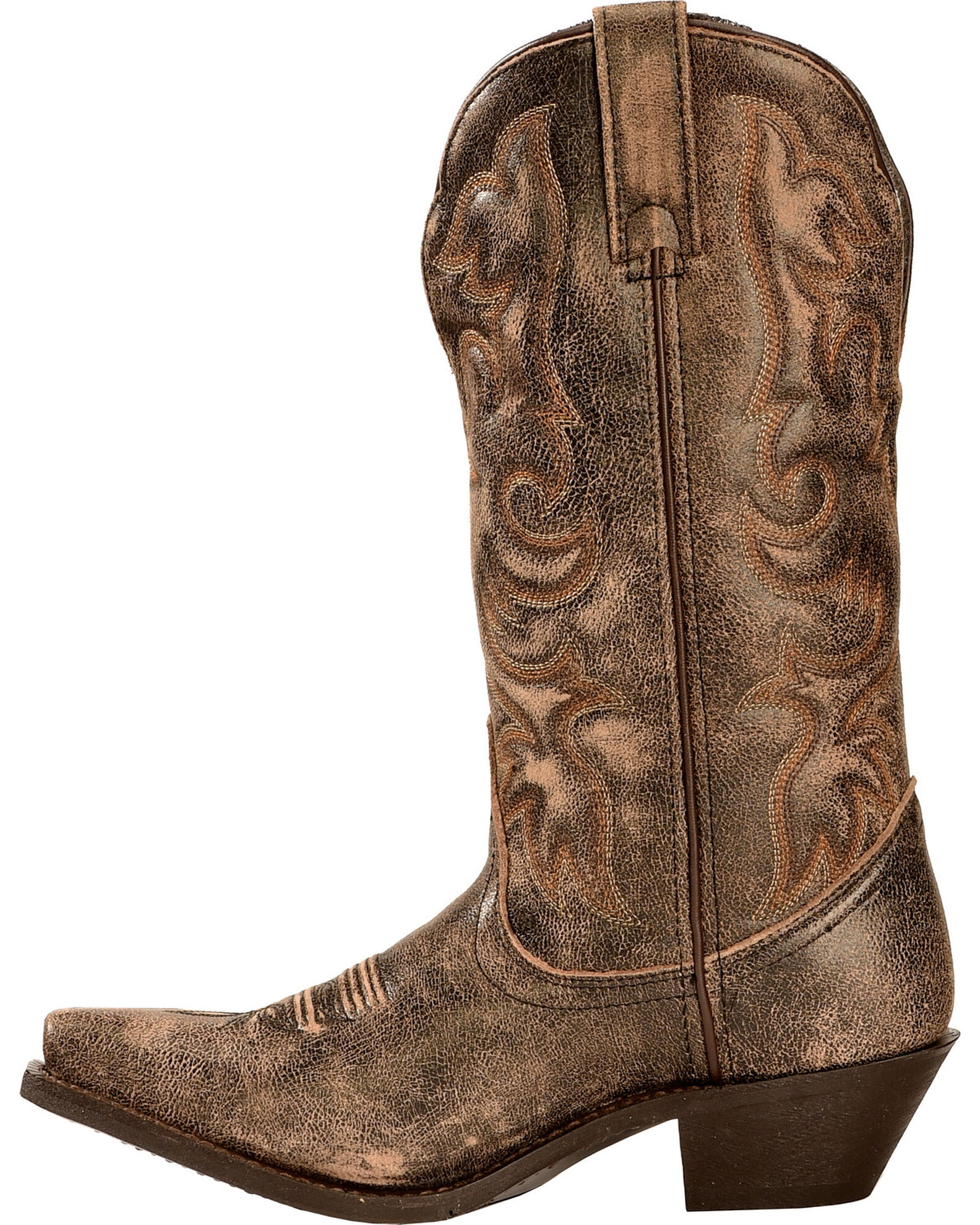 Laredo wide calf cowboy boots top