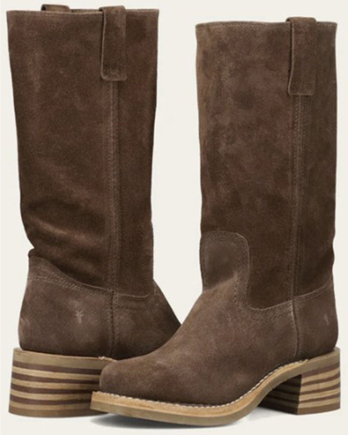 Image #4 - Frye Women's Campus 12R Pull-On Fashion Boots - Round Toe, Brown, hi-res