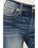 Image #4 - Miss Me Women's Dark Wash Mid Rise Stretch Bootcut Jeans, Dark Wash, hi-res