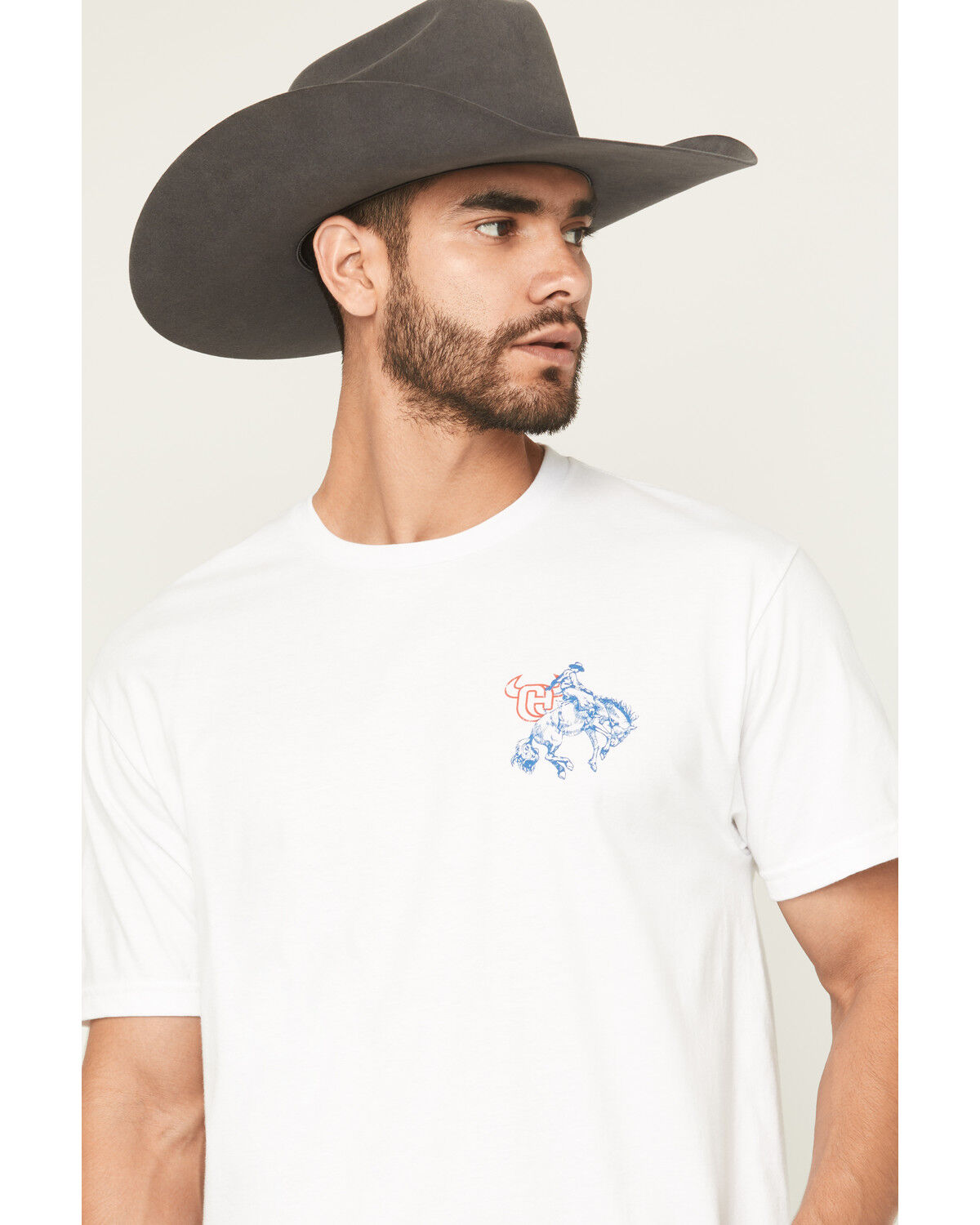Image #3 - Cowboy Hardware Men's In God We Trust Short Sleeve Graphic T-Shirt, White, hi-res