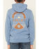 Image #4 - Ariat Boys' Logo Valley Graphic Hooded Sweatshirt, Teal, hi-res