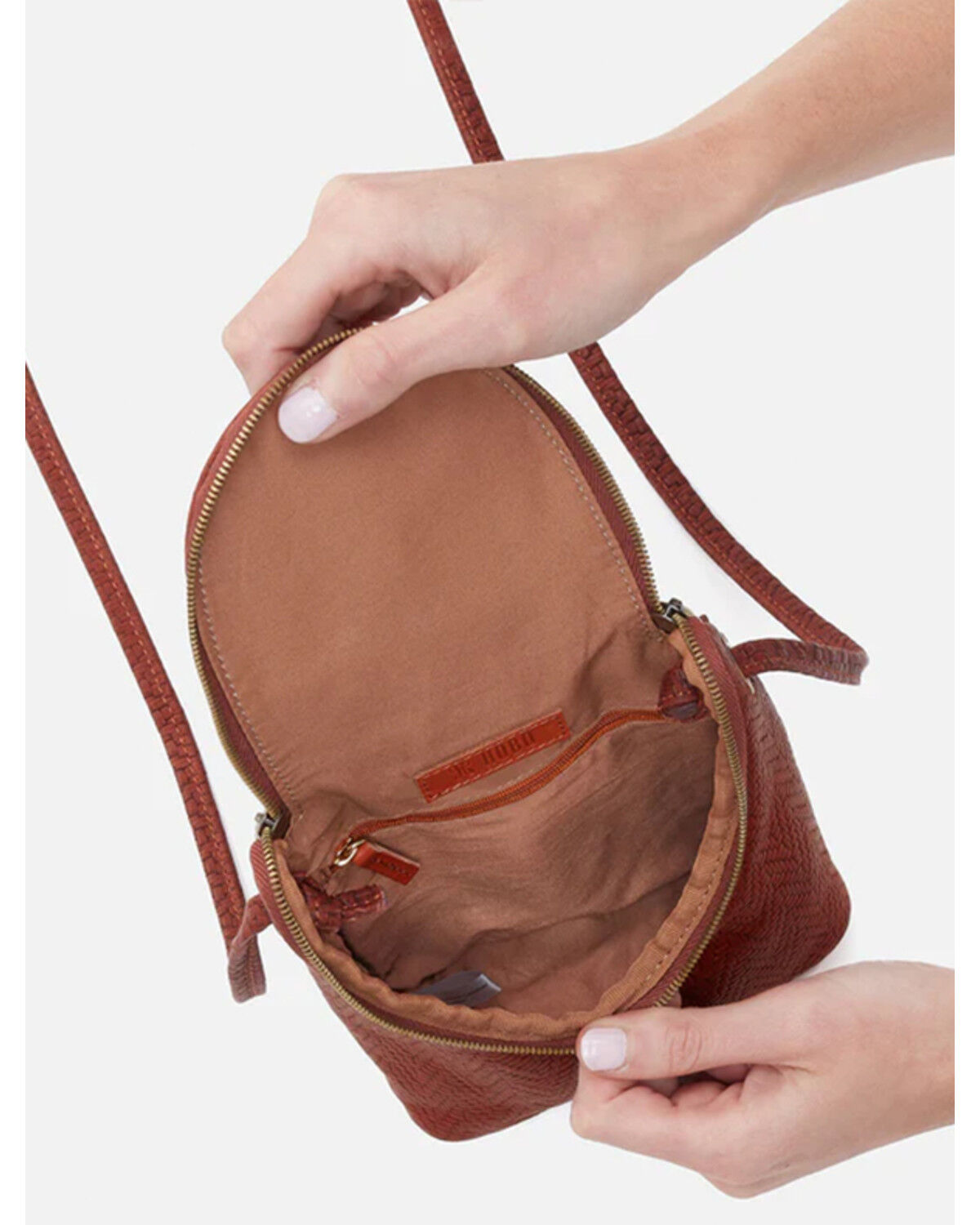 Image #2 - Hobo Women's Fern Crossbody Bag, Brown, hi-res
