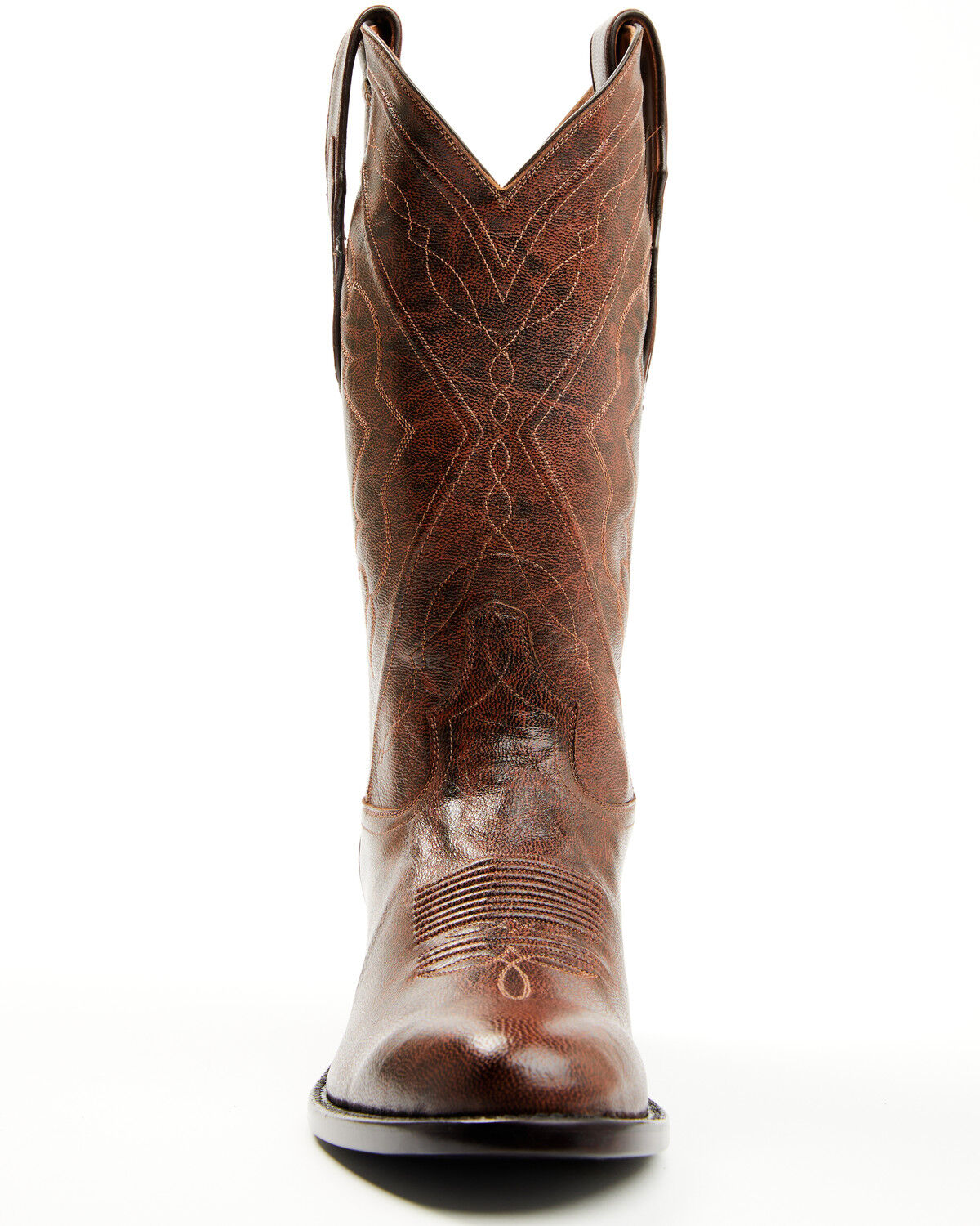 Image #4 - Tony Lama Men's Quivera Western Boots - Round Toe, Cognac, hi-res