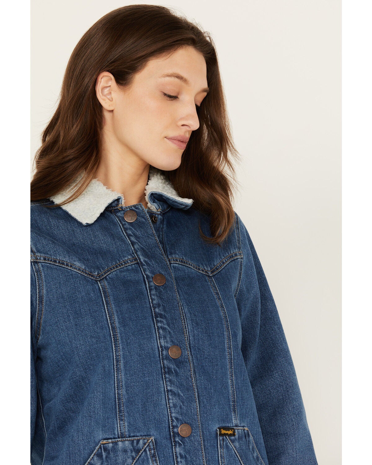 Barn Jacket Sherpa Lined Denim Jacket Womens Women's Denim Barn