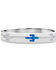Montana Silversmiths Women's Cactus Reflections Opal Hinged Bracelet, Silver, hi-res