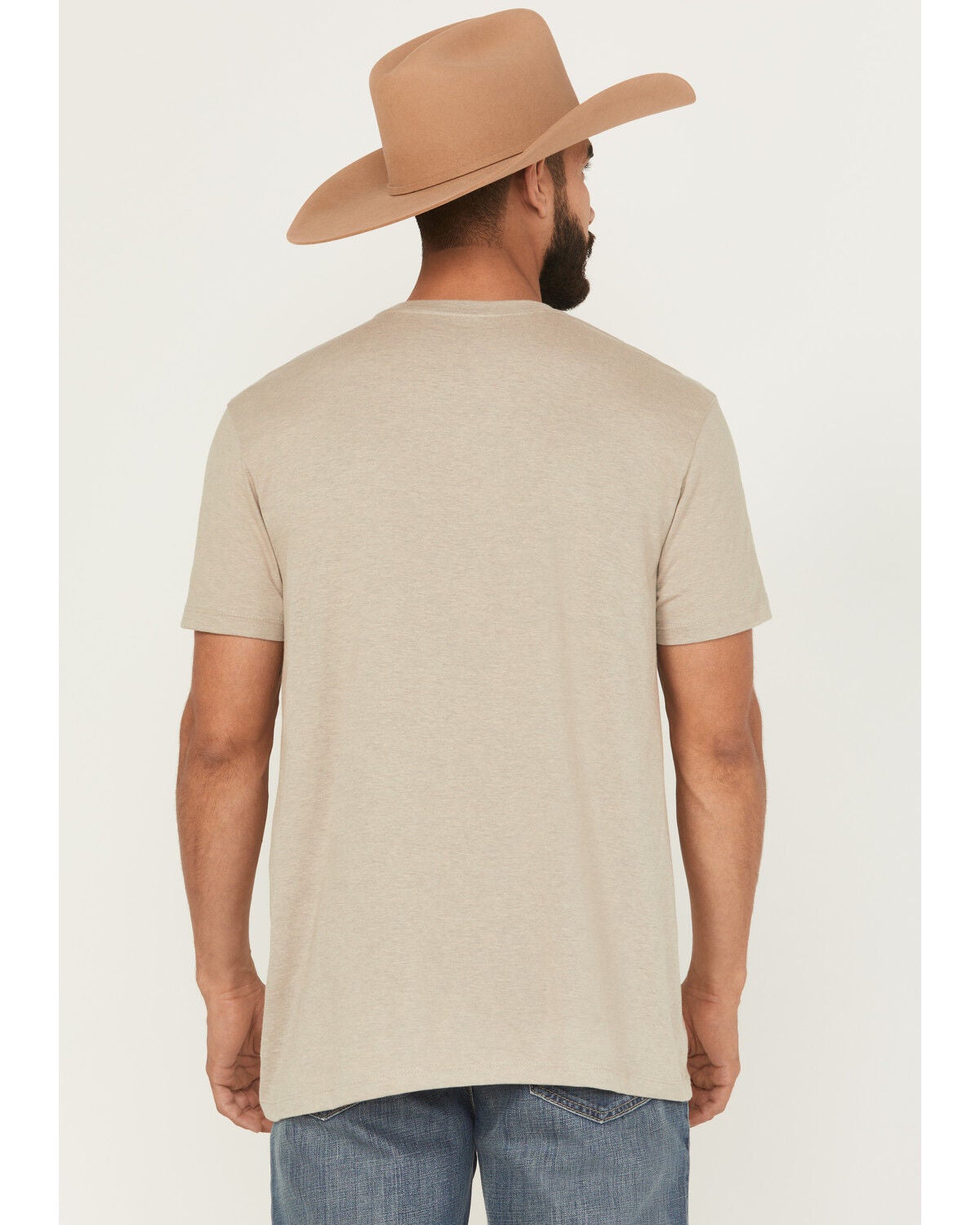 Image #4 - Cinch Men's Boot Barn Exclusive Logo Short Sleeve Graphic T-Shirt, Tan, hi-res