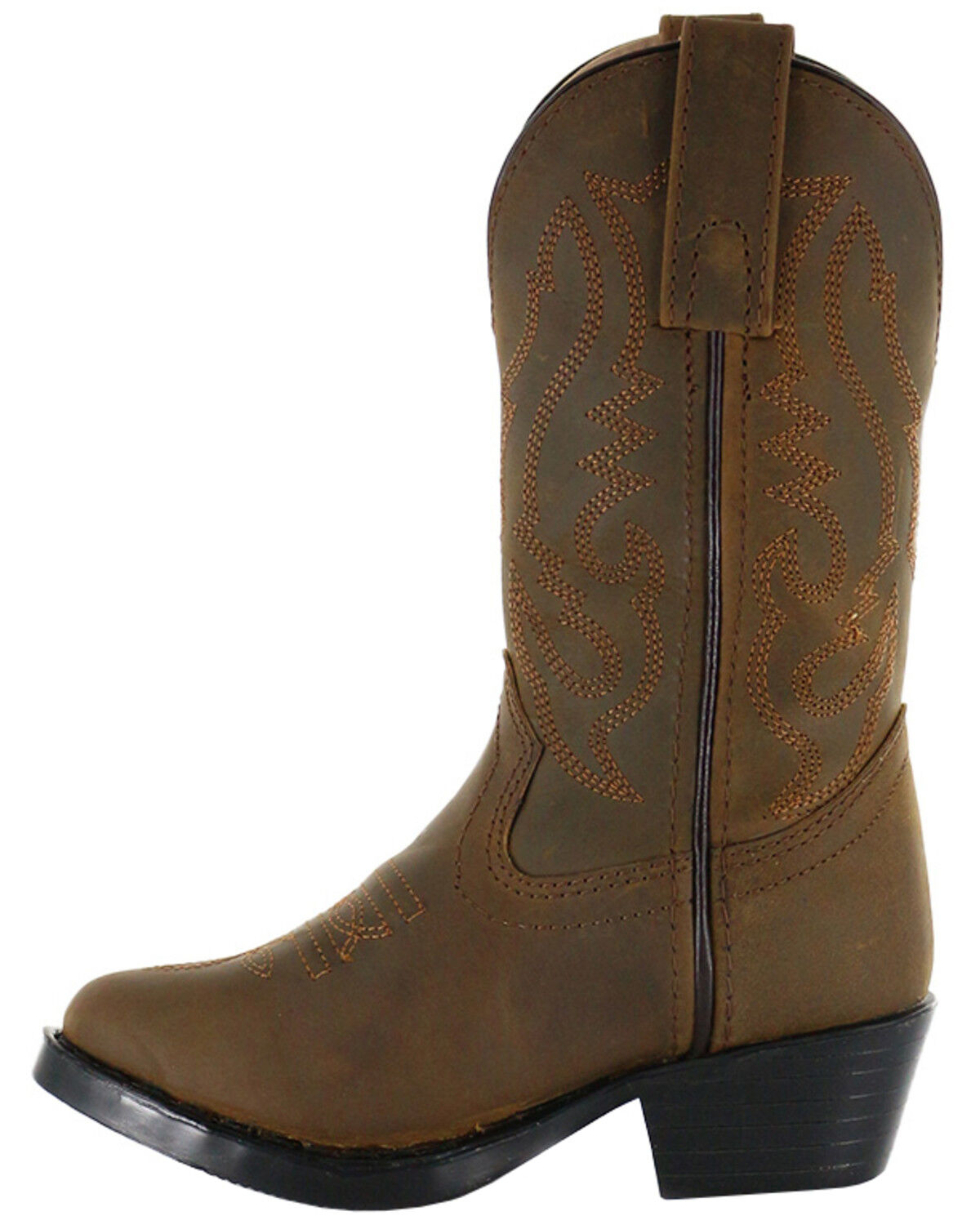 Image #3 - Cody James Boys' Brown Western Boots - Round Toe, Brown, hi-res