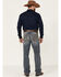 Cody James Men's Star Gazer Dark Wash Stretch Stackable Straight Leg Jeans , Blue, hi-res