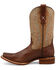 Image #3 - Twisted X Women's Rancher Western Boots - Square Toe, Brown, hi-res