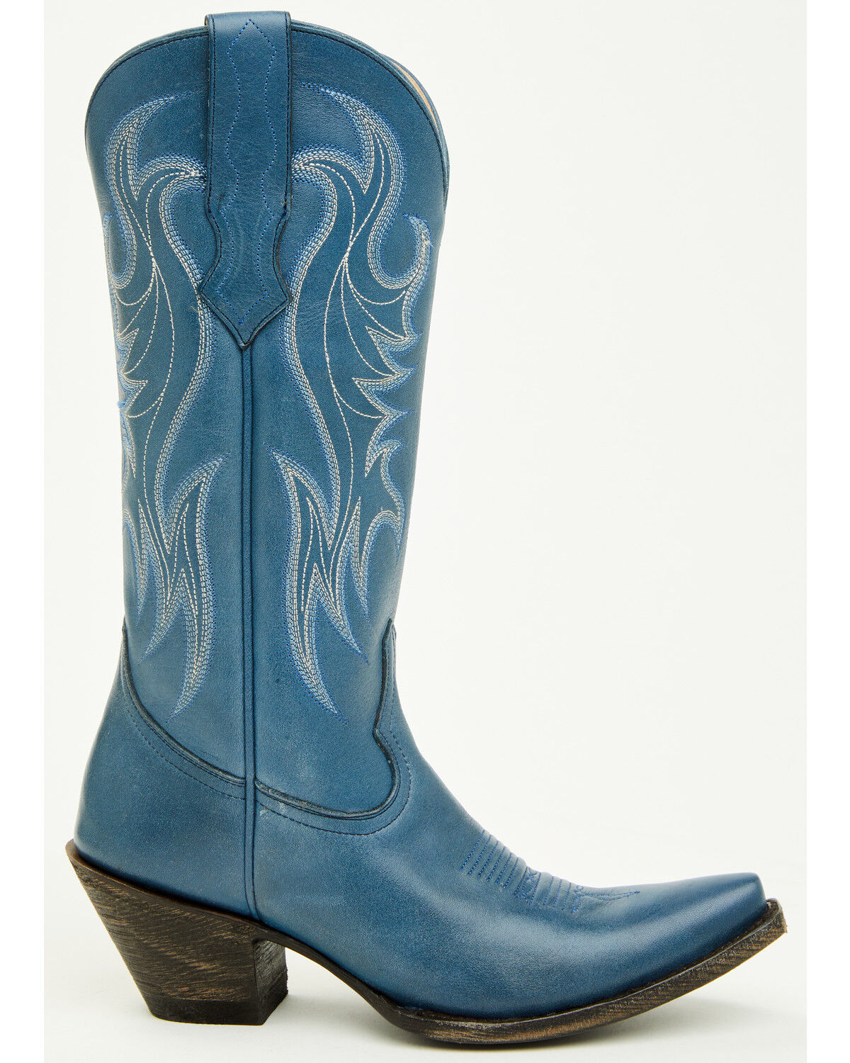 Image #2 - Idyllwind Women's Blue Jean Baby Western Boots - Snip Toe, Blue, hi-res