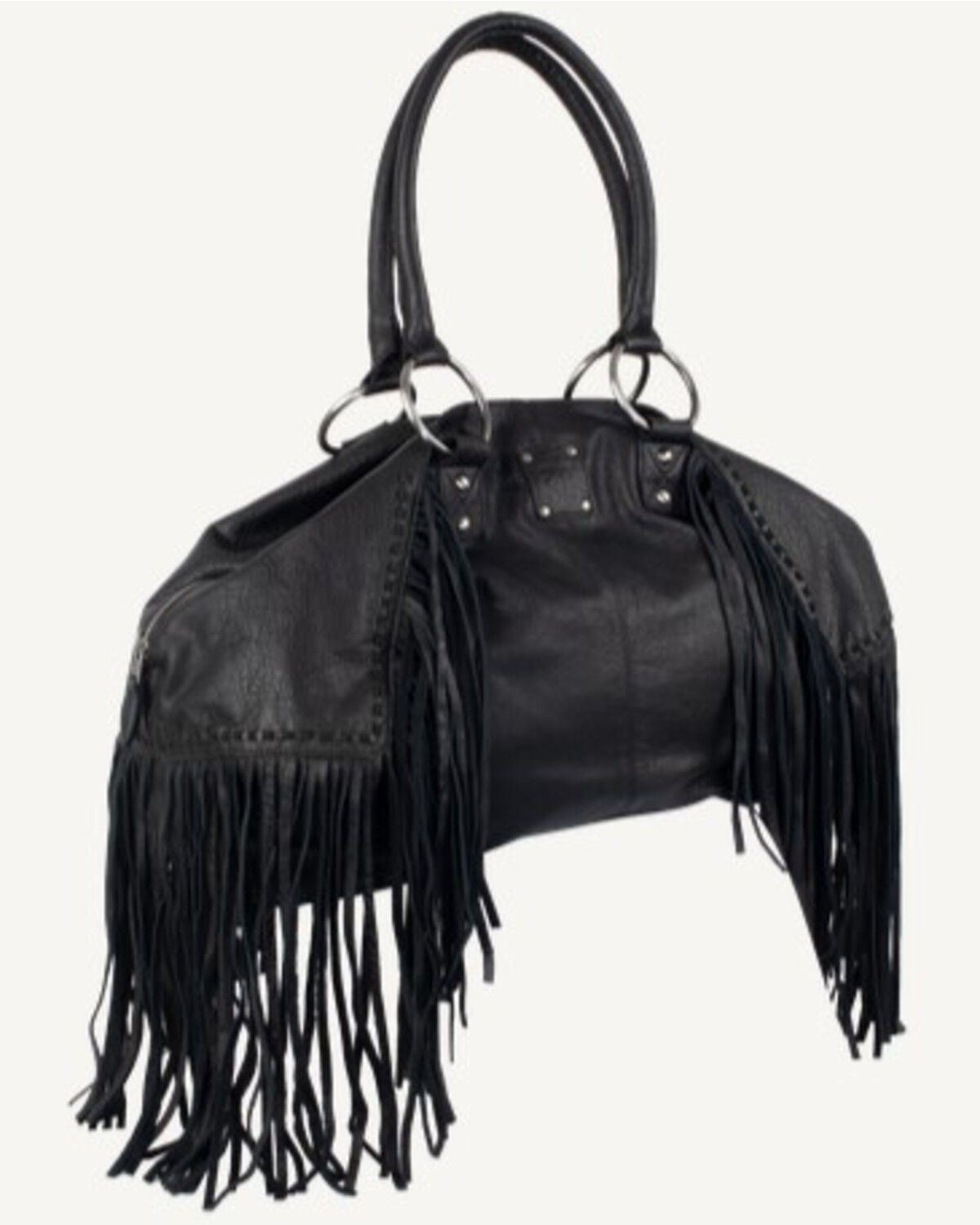 Image #1 - STS Ranchwear By Carroll Women's Indie Carmen Fringe Purse, Black, hi-res