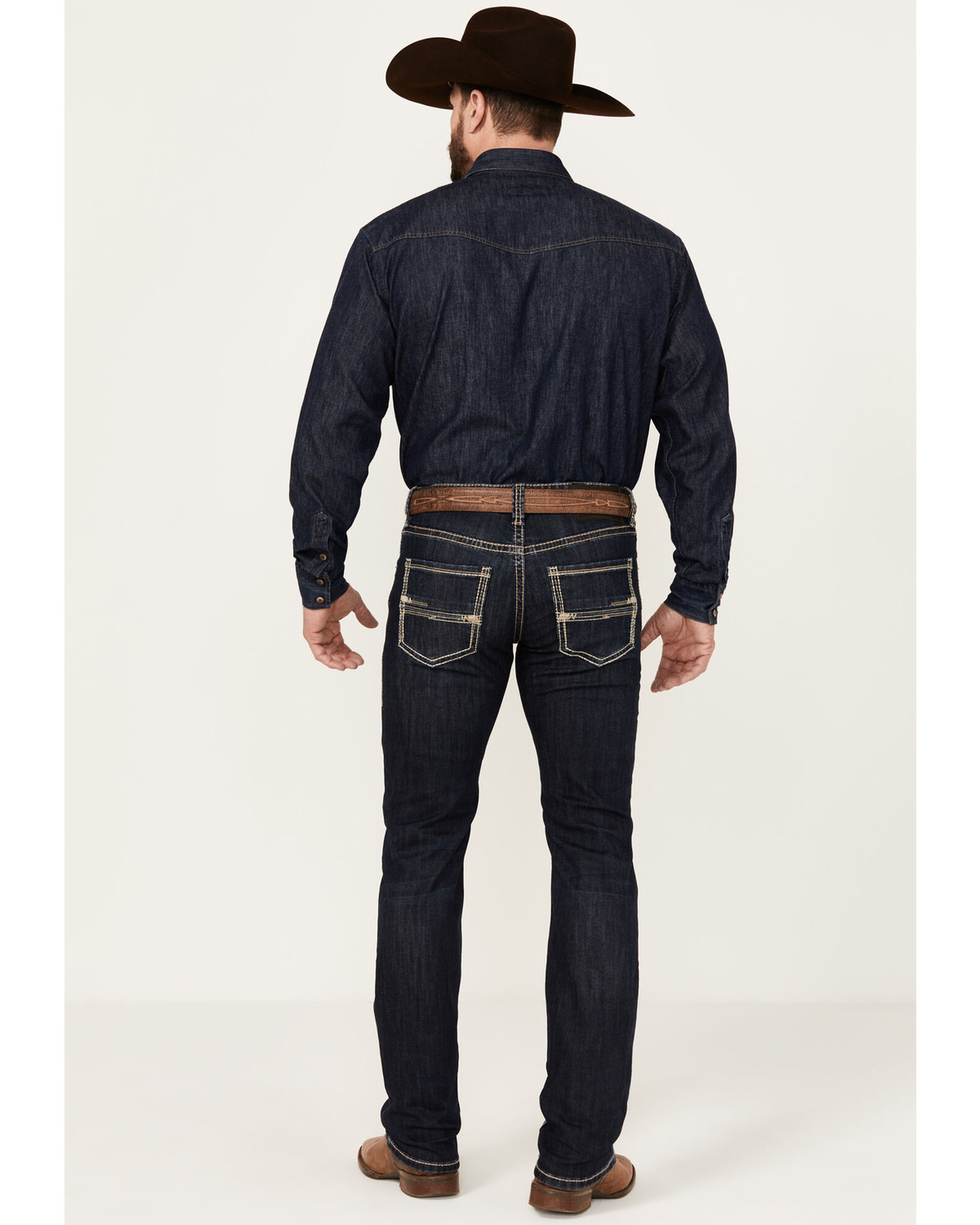 Rock Roll Denim Men s Dark Wash Rifle Reflex Skinny Stretch Denim Jeans Country Outfitter