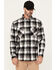 Image #1 - Hawx Men's Christopher Plaid Print Long Sleeve Button-Down Flannel Shirt, Charcoal, hi-res