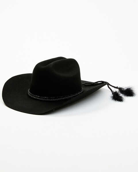 Idyllwind Women's Thoroughbred Western Wool Felt Hat, Black, hi-res
