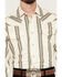 Image #3 - Wrangler Retro Men's Premium Striped Long Sleeve Snap Western Shirt - Tall, Cream, hi-res