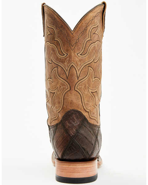 Image #5 - Cody James Men's Exotic Caiman Western Boots - Broad Square Toe , Brown, hi-res