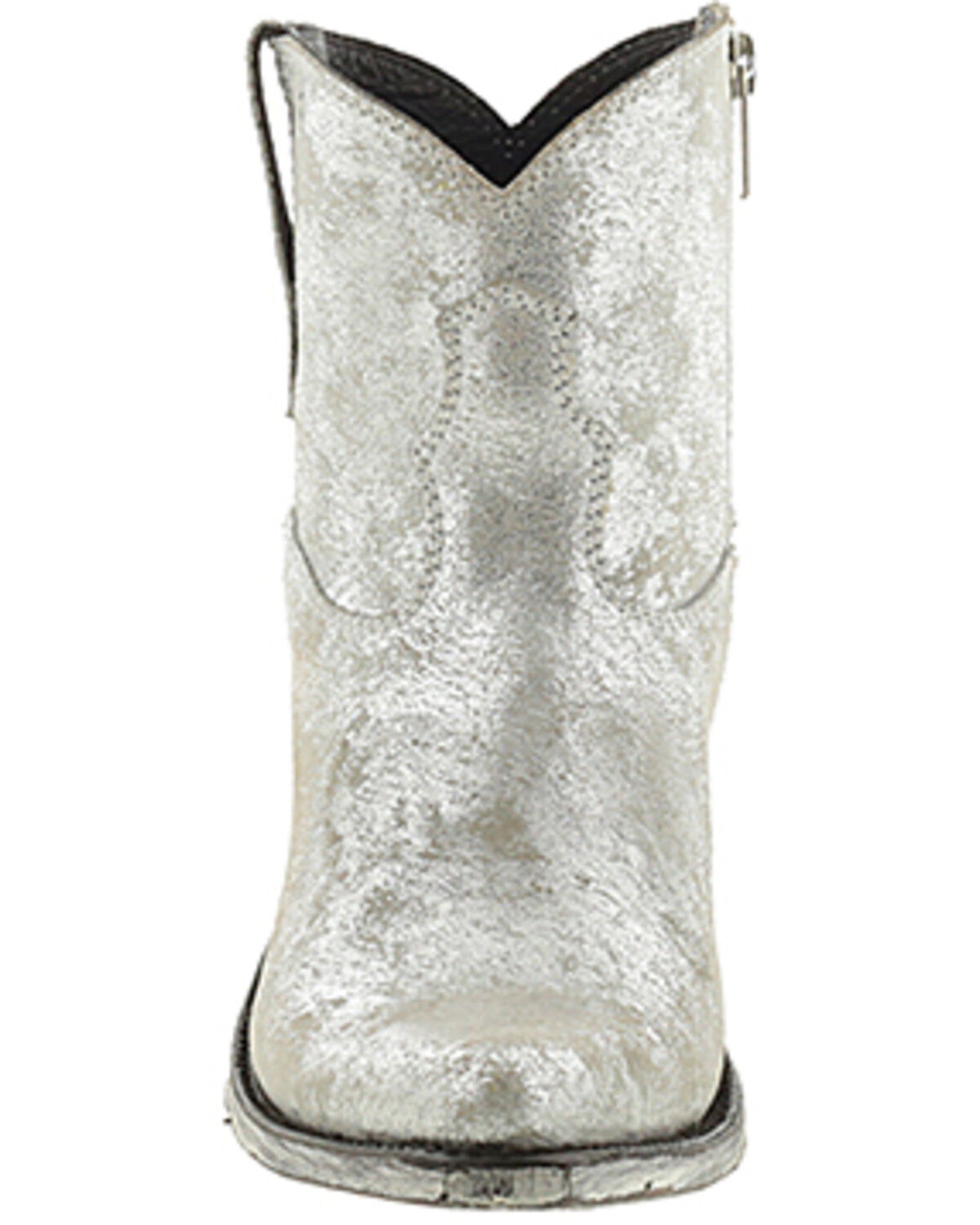 Image #4 - Liberty Black Women's Brandy Metallic Western Boots - Snip Toe, Silver, hi-res