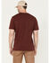 Image #4 - Thorogood Men's Wing & Wheel Short Sleeve Graphic Work T-Shirt, Dark Red, hi-res