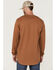 Image #4 - Hawx Men's FR Logo Long Sleeve Work T-Shirt - Big, Russett, hi-res