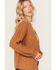Image #3 - Cotton & Rye Women's Cactus Button Cardigan, Gold, hi-res