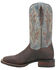 Image #3 - Dan Post Women's Kelsi Performance Western Boots - Broad Square Toe, Brown, hi-res