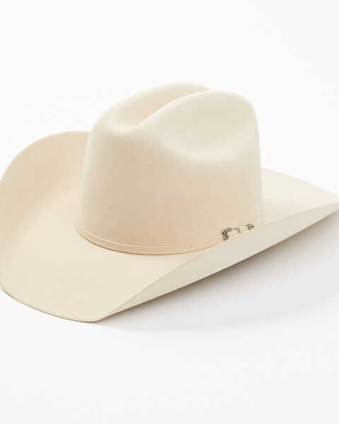 Atwood 20X Cattleman Buckskin Wool Felt Western Hat, Tan, hi-res