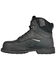 Image #3 - Hoss Men's Carson 6" Lace-Up Work Boots - Composite Toe, Black, hi-res