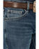 Image #2 - Rock & Roll Denim Men's Pistol Light Vintage Wash Stackable Straight Stretch Denim jeans, Light Wash, hi-res
